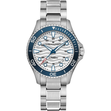 Load image into Gallery viewer, Hamilton Khaki Navy Scuba Auto White Dial Blue Bezel 40mm