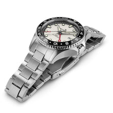 Load image into Gallery viewer, Khaki Navy Scuba Automatic GMT 43mm Silver Dial on Bracelet