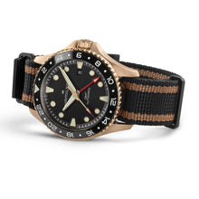 Load image into Gallery viewer, Khaki Navy Scuba Automatic GMT 43mm Bronze on Nato