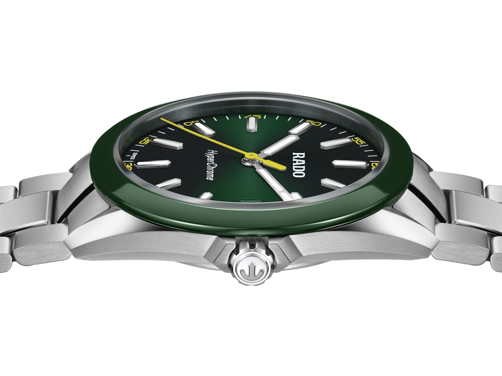 Rado Hyperchrome Quartz Green Dial -41.5mm