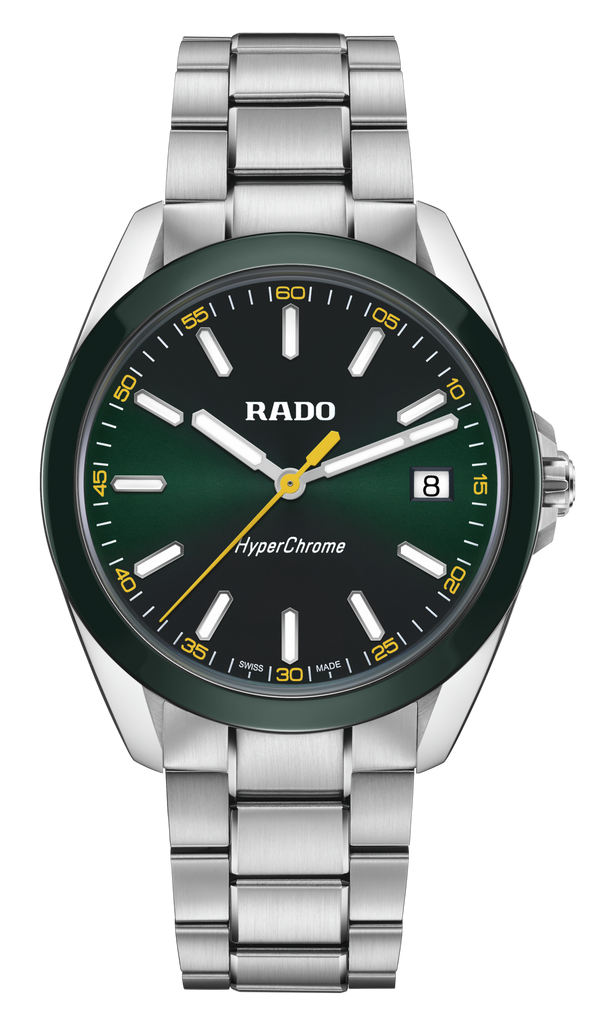 Rado Hyperchrome Quartz Green Dial -41.5mm
