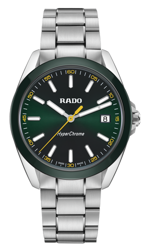 Rado Hyperchrome Quartz Green Dial -41.5mm
