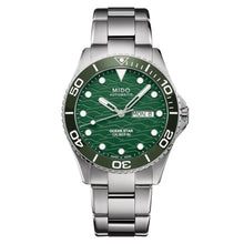 Load image into Gallery viewer, MIDO OCEAN STAR 200C GREEN ON BRACELET