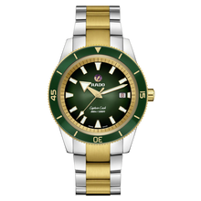 Load image into Gallery viewer, Rado Captain Cook Automatic Green 2 Tones Gold PVD