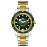 Rado Captain Cook Automatic Green 2 Tones Gold PVD