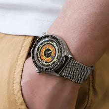 Load image into Gallery viewer, MIDO OCEAN STAR DECOMPRESSION WORLDTIMER BLACK -SPECIAL EDITION -1 EXTRA STRAP