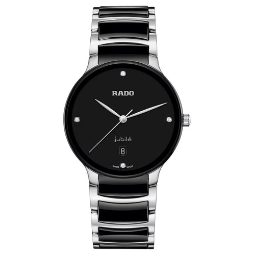 Rado Centrix Diamond Ceramic Steel Quartz 39.5mm