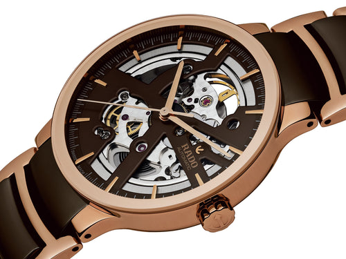 Rado Centrix Automatic Open Heart with RG PVD