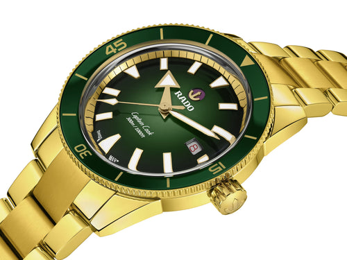 Rado Captain Cook Automatic Green Gold PVD
