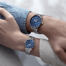 Load image into Gallery viewer, MIDO BARONCELLI SIGNATURE BLUE ON BRACELET