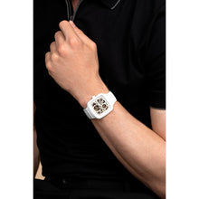 Load image into Gallery viewer, Rado True Square Automatic Open Heart White Ceramic with Diamonds