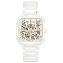 Load image into Gallery viewer, Rado True Square Automatic Open Heart White Ceramic with Diamonds