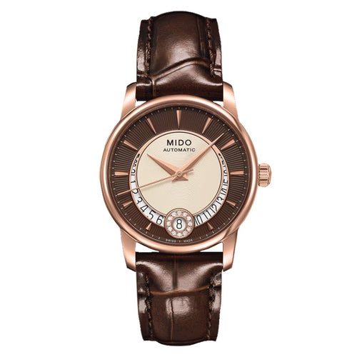 MIDO BARONCELLI DIAMONDS BROWN DIAL