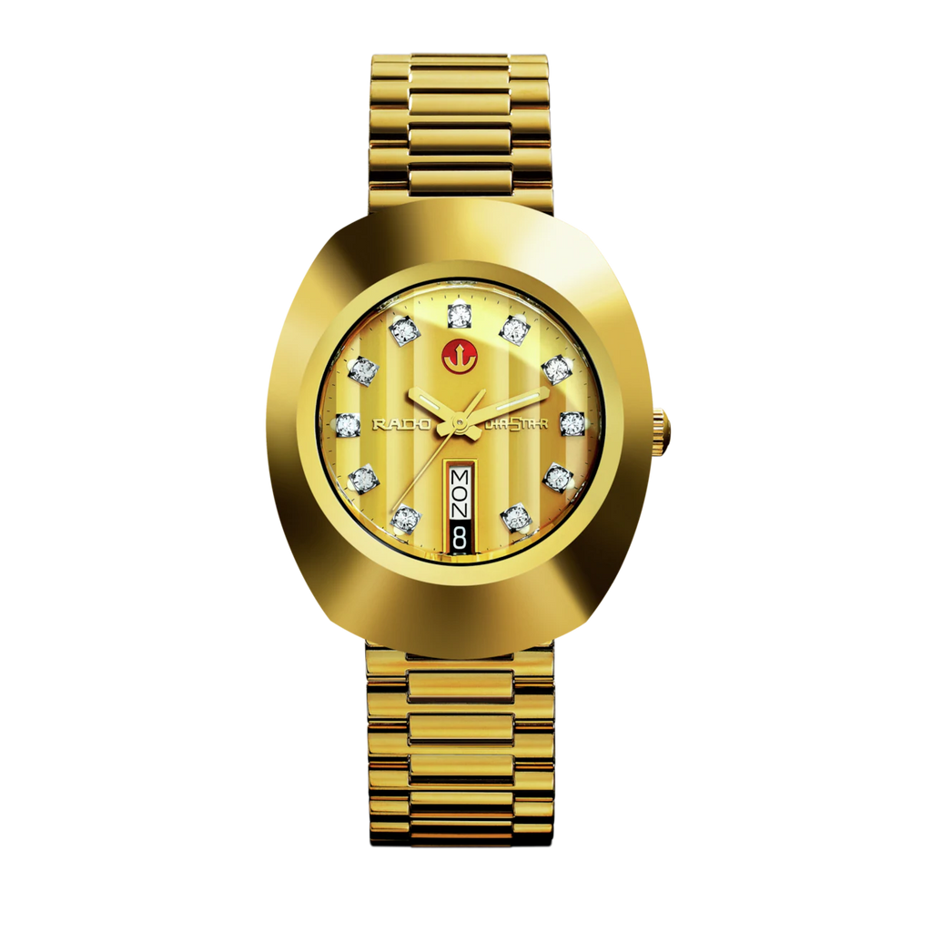 Rado New Original Automatic Gold Dial YG PVD 35mm