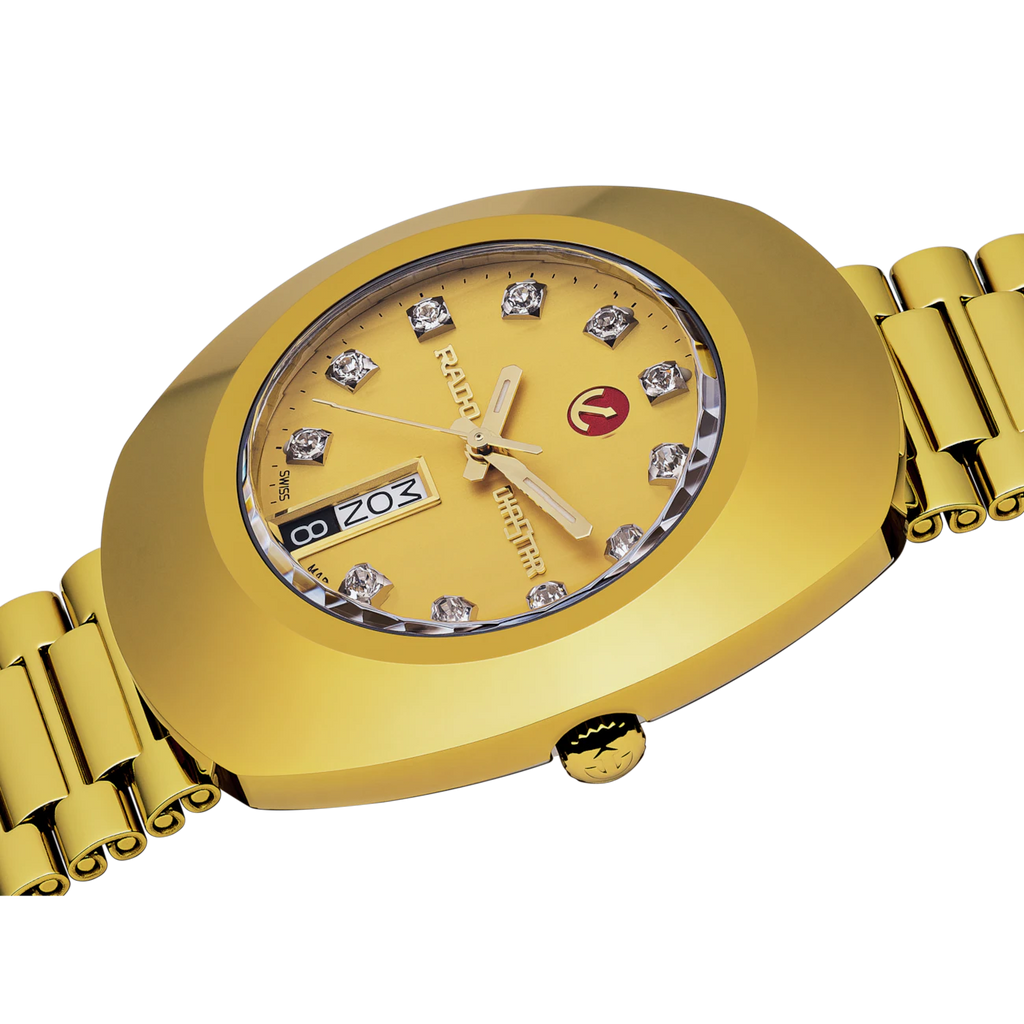 Rado New Original Automatic Gold Dial YG PVD 35mm