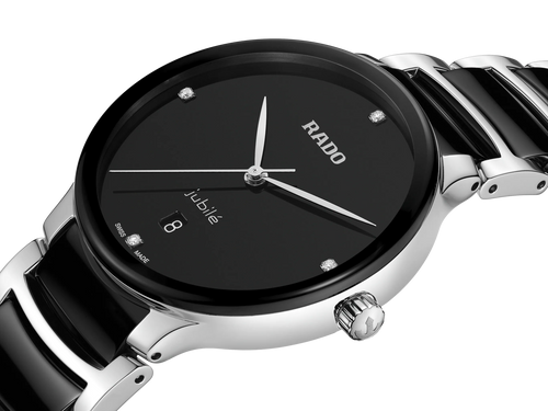 Rado Centrix Diamond Ceramic Steel Quartz 39.5mm