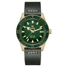 Load image into Gallery viewer, Rado Captain Cook Automatic Bronze Green Dial on Leather