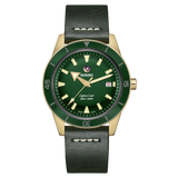 Rado Captain Cook Automatic Bronze Green Dial on Leather