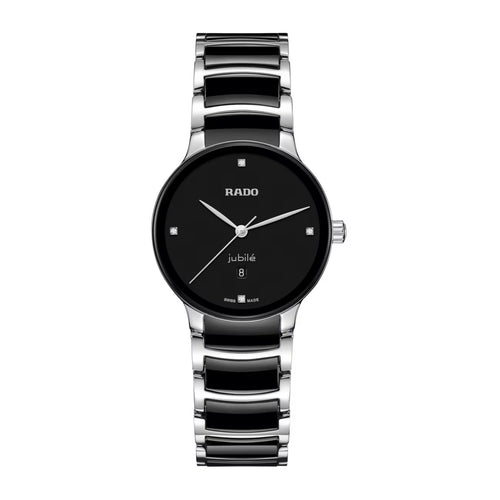 Rado Centrix Diamond Ceramic Steel Quartz 30.5mm