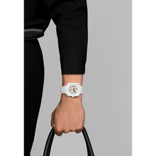 Load image into Gallery viewer, Rado True Square Automatic Open Heart White Ceramic with Diamonds