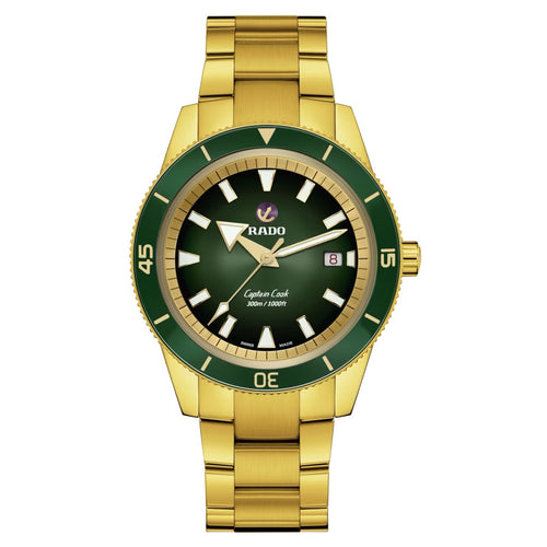 Rado Captain Cook Automatic Green Gold PVD