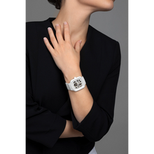 Load image into Gallery viewer, Rado True Square Automatic Open Heart White Ceramic with Diamonds