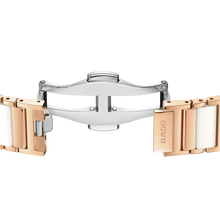 Load image into Gallery viewer, Rado Integral Diamonds Quartz White Ceramic RG PVD Steel 23.0mm