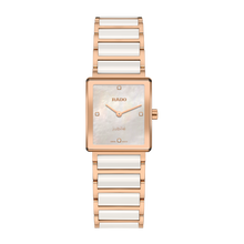 Load image into Gallery viewer, Rado Integral Diamonds Quartz White Ceramic RG PVD Steel 23.0mm