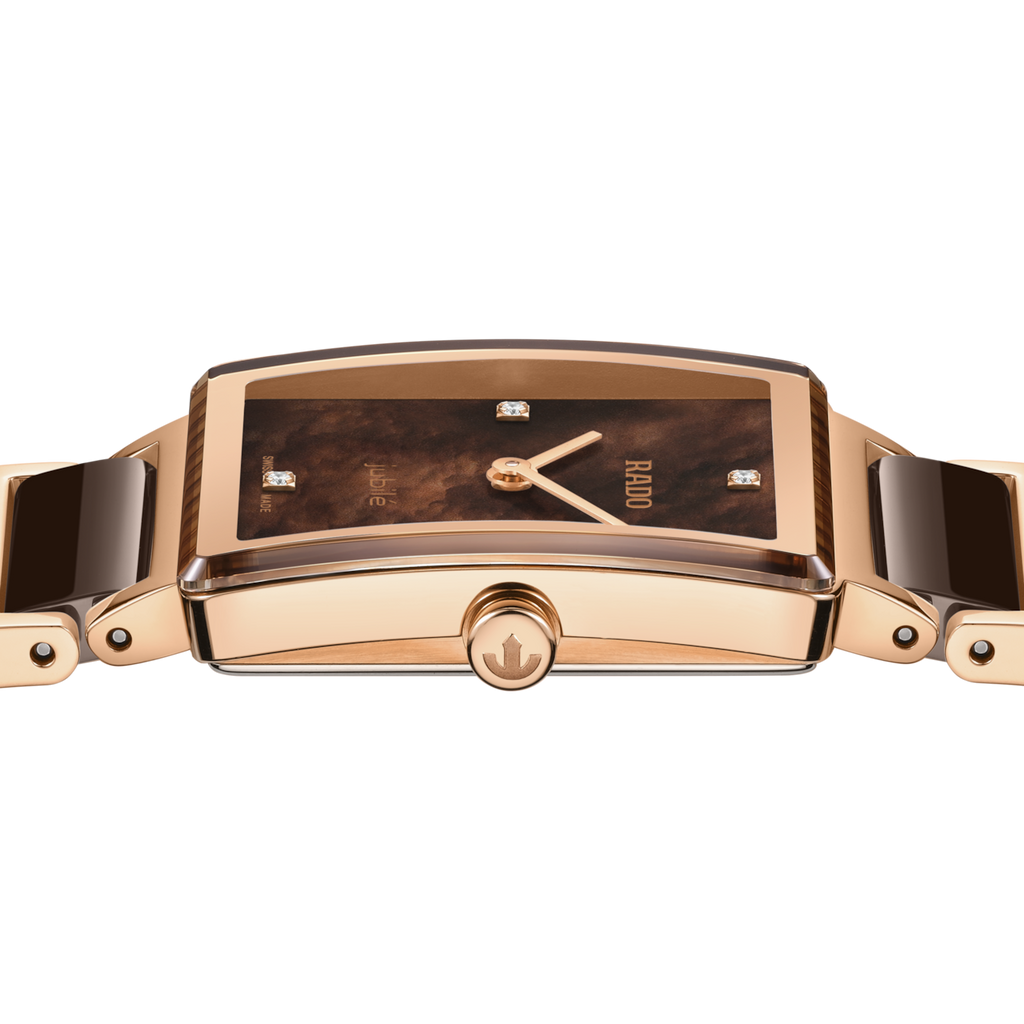 Rado Integral Diamonds Quartz RG PVD Steel 23.0mm