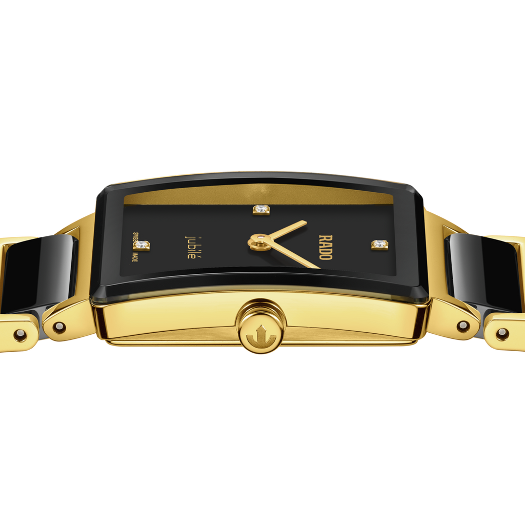 Rado Integral Diamonds Quartz YG PVD Steel 23.0mm