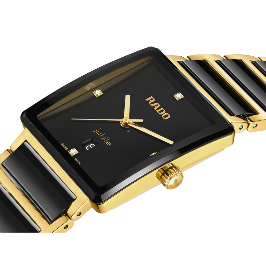 Rado Integral Quartz Steel 31.5mm YG PVD Ceramic