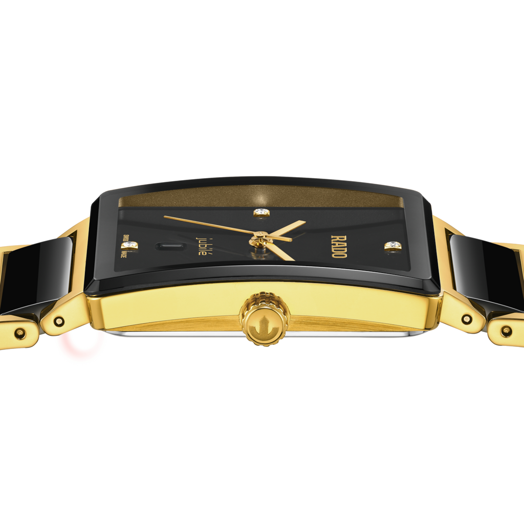 Rado Integral Quartz Steel 31.5mm YG PVD Ceramic