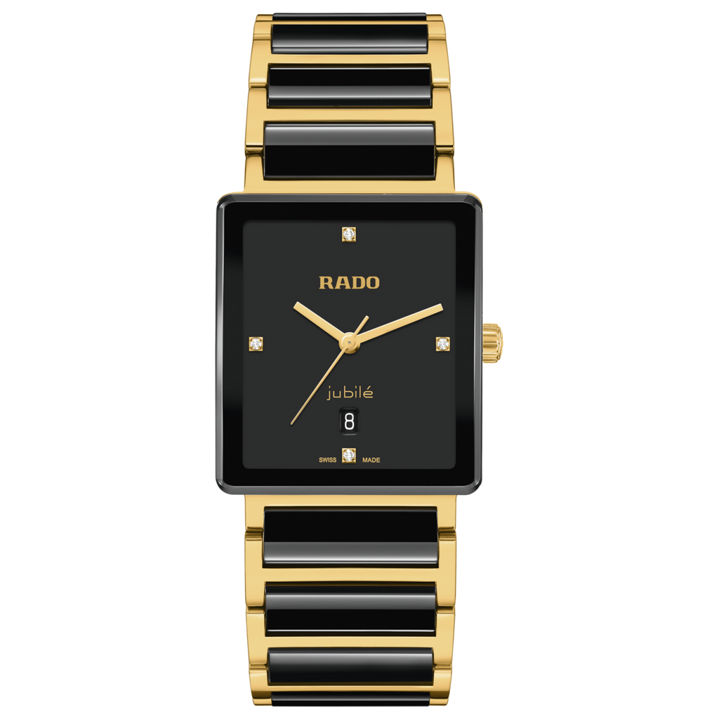 Rado Integral Quartz Steel 31.5mm YG PVD Ceramic