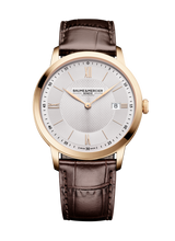 Load image into Gallery viewer, Baume &amp; Mercier Classima 10857 -40mm RG PVD quartz on leather