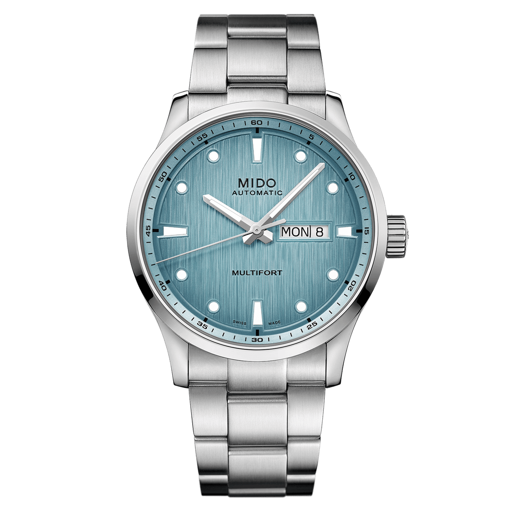 MIDO MULTIFORT M FREEZE ON BRACELET -ICE BLUE