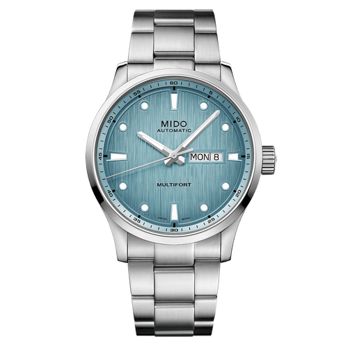 MIDO MULTIFORT M FREEZE ON BRACELET -ICE BLUE