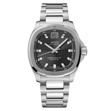 Load image into Gallery viewer, MIDO MULTIFORT TV BIG DATE CHRONOMETER BLACK ON BRACELET