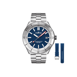 Fortis Marinemaster m-40 blue japan on block bracelet special edition