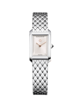 Load image into Gallery viewer, Baume &amp; Mercier Hampton White Dial quartz on bracelet 10860 28mm x 17.75mm