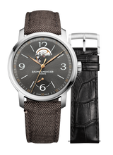 Load image into Gallery viewer, Baume &amp; Mercier Classima Automatic Open Heart Grey Dial 10718