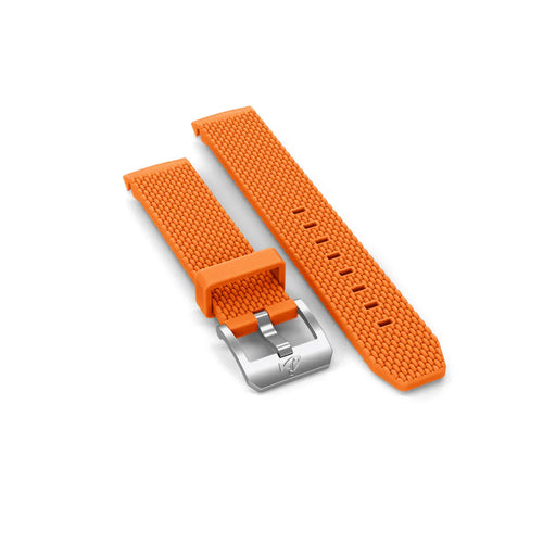 DOXA SUB 200 Rubber strap with buckle Orange -Only fits Sub 200