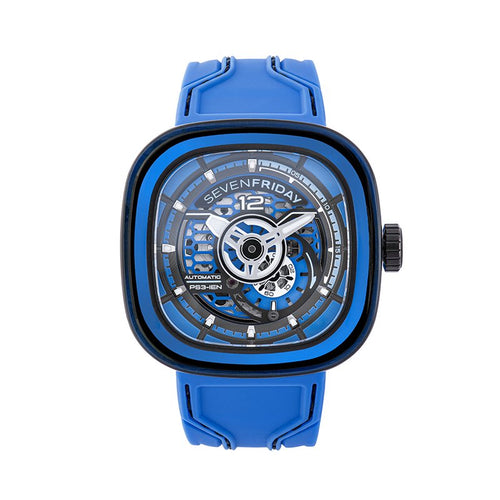 SevenFriday PS3/04 BLUE CARBON
