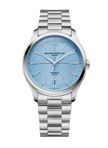 Baume & Mercier Clifton Ice Blue on Bracelet 10870 Limited Edition