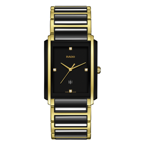 Rado Integral Diamonds Quartz Gold PVD 31mm
