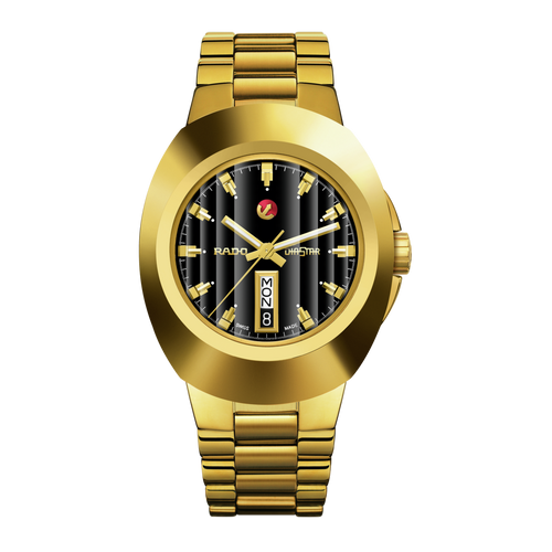 Rado New Original Automatic Black Dial YG PVD 38.5mm