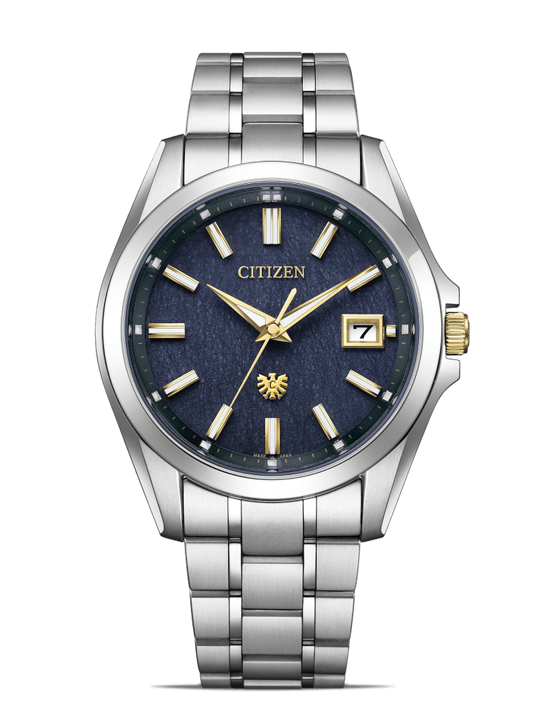 The Citizen AQ4094-58L -Hand-dyed Blue Tosa Washi Paper Dial -Limited Edition of 400 pieces Victory Colour