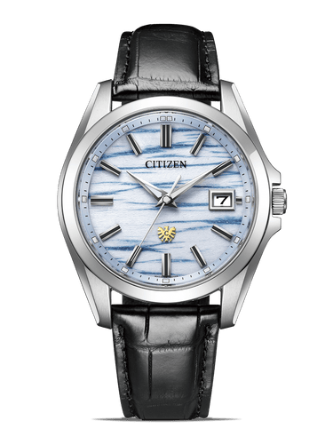 The Citizen AQ4090-08A -Hand-dyed Indigo Tosa Washi Paper Dial -Limited Edition of 200