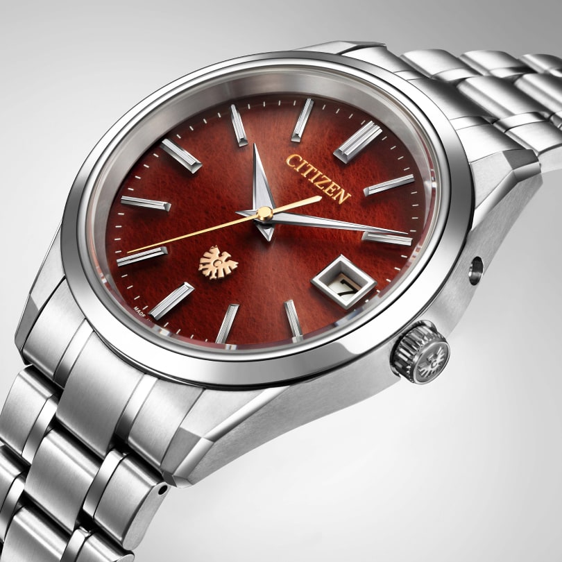 The Citizen -AQ4100-65X -Super Titanium Red Washi dial (Tosa washi) -Limited Edition 300