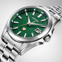 Load image into Gallery viewer, The Citizen -AQ4091-56W -Hand-dyed Green Washi Paper Dial (Tosa washi) -Limited Edition of 650 pieces