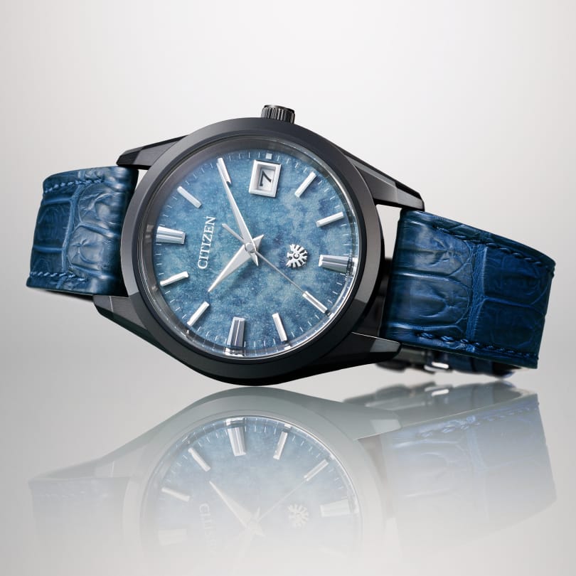 Pre Order Deposit only *Final Price TBC -The Citizen -AQ4106-26L -Hand-dyed Indigo Washi Paper Dial (Tosa washi) Limited edition of 300 units